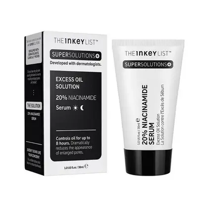 The INKEY List Excess Oil Solution with 20% Niacinamide Serum 30ml