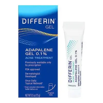 Differin® Gel Adapalene Gel 0.1% Acne Treatment 15g CLEARANCE SALE
