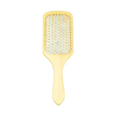Wood Anti Hair Loss Hair Brush With Ball Tipped Bristles Square Shape (Big Size white)